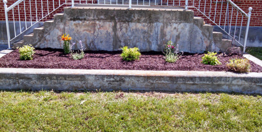 Landscaped Flower Bed